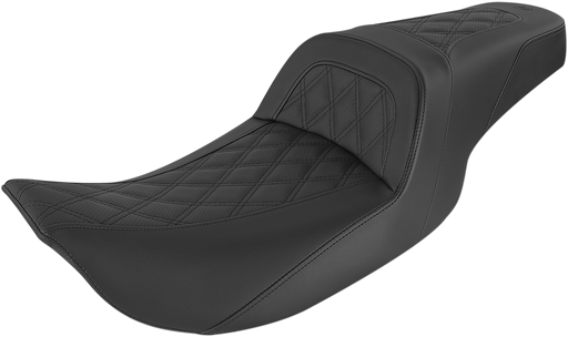 SADDLEMEN Lattice Stitched Slim Seat - Street Glide/Road King '97-'07 - 897-06-162 - PartsOutlet.com.au