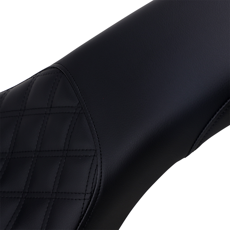 SADDLEMEN Profiler Seat - Lattice Stitched - 18+ Street Bob - 818-30-149 - PartsOutlet.com.au