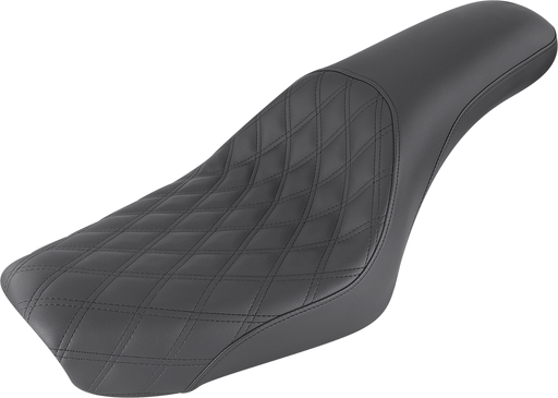 SADDLEMEN Profiler Seat - Lattice Stitched - Dyna Wide Glide FXDWG '04-'05 - 804-05-149 - PartsOutlet.com.au