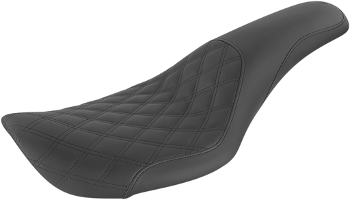 SADDLEMEN Profiler Seat - Lattice Stitched - Dyna FXDWG '96-'03 - 896-05-149 - PartsOutlet.com.au