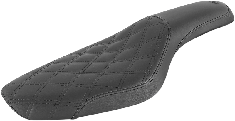 SADDLEMEN Profiler Seat - Lattice Stitched - Sportster XL '79-'03 - 879-03-149 - PartsOutlet.com.au