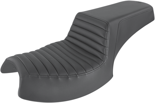 SADDLEMEN Step Up Seat - Tuck and Roll - Black - Indian '20-'23 - I20-06-171 - PartsOutlet.com.au