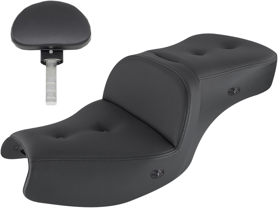 SADDLEMEN Heated Roadsofa Seat - Pillow Top - Backrest - Indian '20-'23 - I20-06-181BRHCT - PartsOutlet.com.au