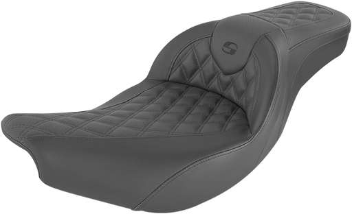 SADDLEMEN Klockwerks Pro Seat - Indian Touring Chief/Chieftain/Roadmaster/Springfield '14-'23 - Black I14-07-KLOCK - PartsOutlet.com.au