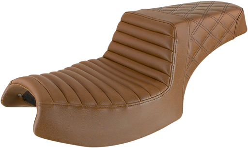 SADDLEMEN Step Up Seat - Brown - Indian '20-'23 - I20-06-176BR - PartsOutlet.com.au