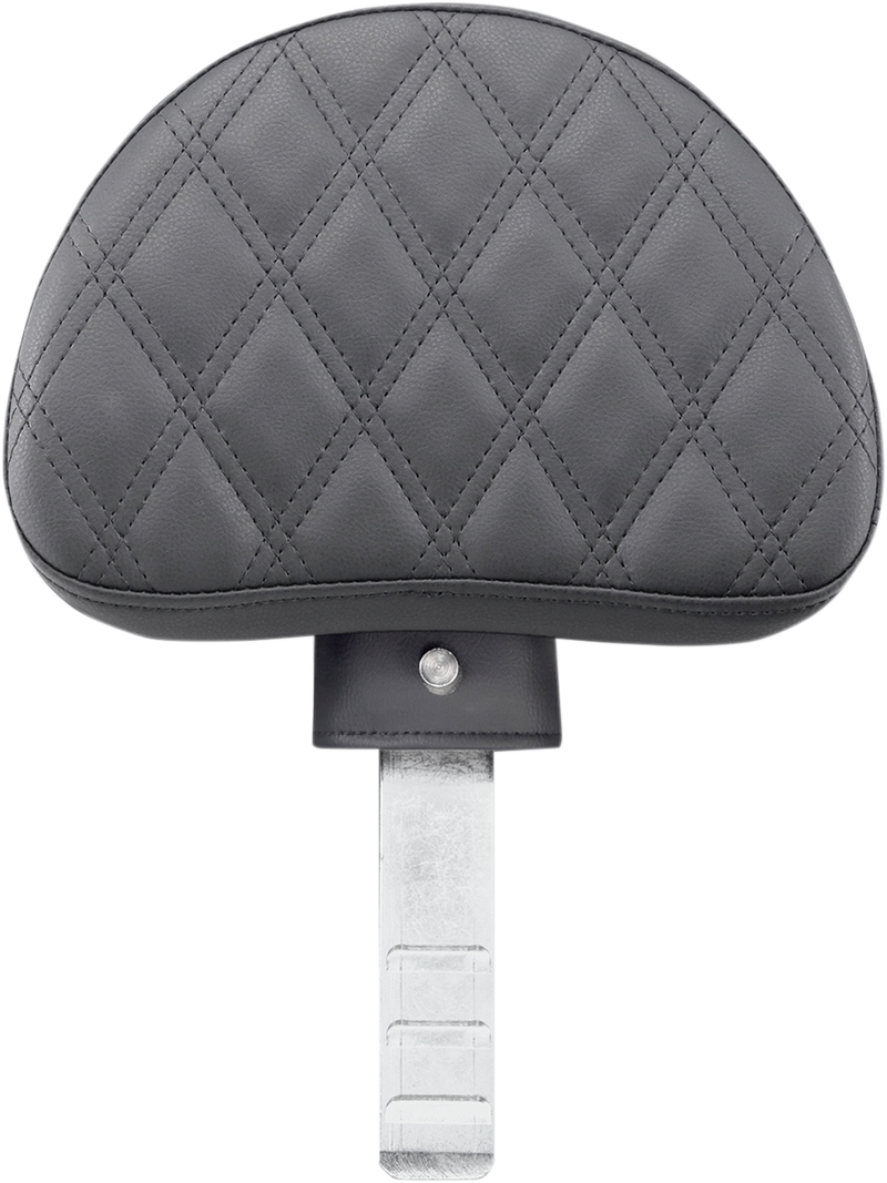 SADDLEMEN Lattice Stitched Driver's Backrest - Black 11567LS - PartsOutlet.com.au
