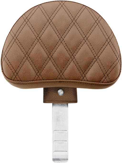 SADDLEMEN Lattice Stitched Driver's Backrest - Brown 11567BLS - PartsOutlet.com.au