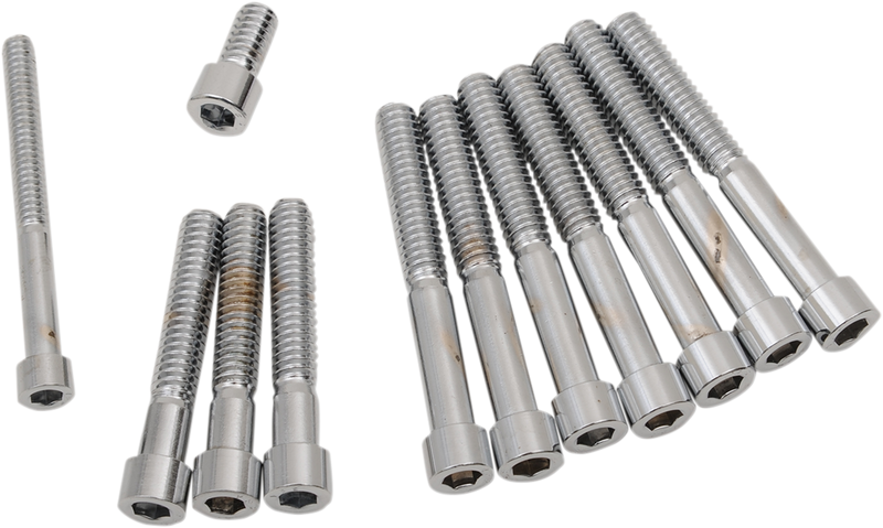 DRAG SPECIALTIES Smooth Socket Primary Cover Bolts - XL '71-'76 MK346S - PartsOutlet.com.au