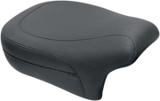 MUSTANG Passenger Rear Seat - Wide - Harley-Davidson FLH 1997-2021 - Smooth 75460 - PartsOutlet.com.au