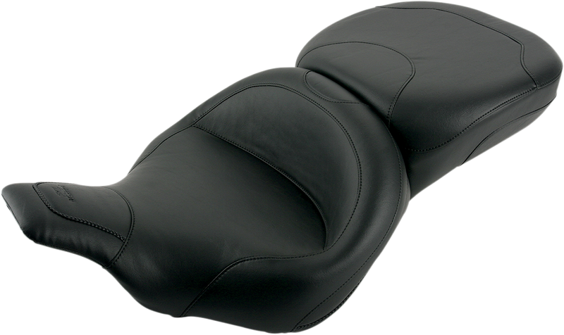 MUSTANG Vintage Wide Touring Seat - Harley-Davidson FLH/FLT 1997-2007 - 75449 - PartsOutlet.com.au