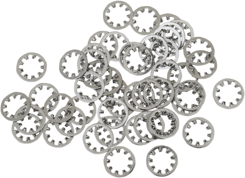 DRAG SPECIALTIES Chrome #10 Inside Star Washer MPB456 - PartsOutlet.com.au