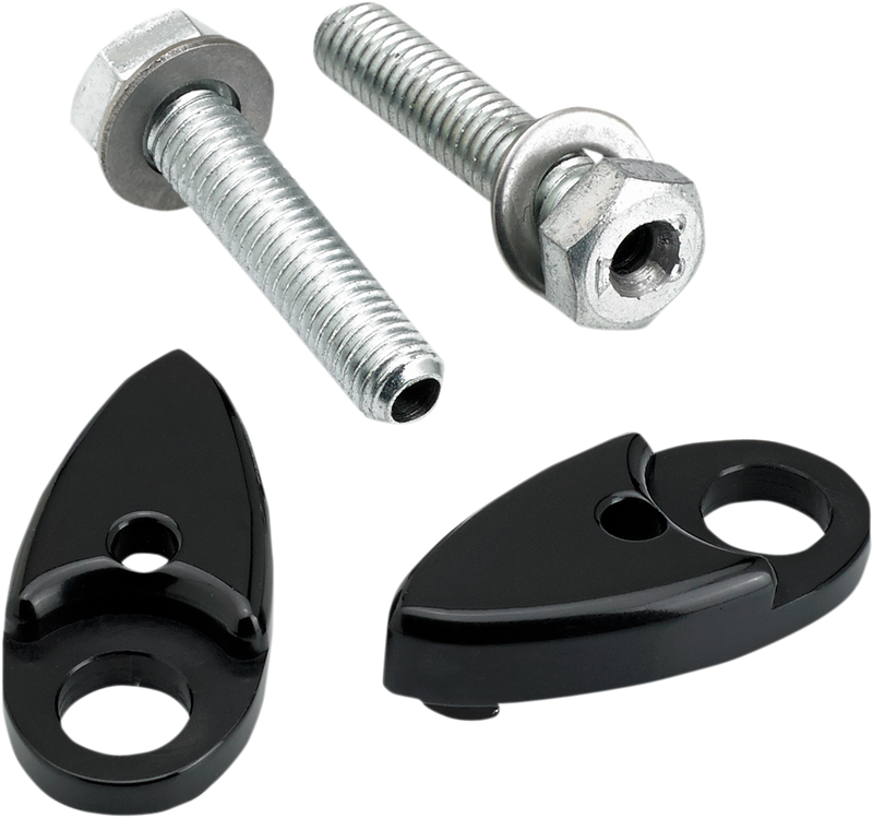 JOKER MACHINE Adapter Plates - Dyna '99-'17 - Black 05-55-3B - PartsOutlet.com.au