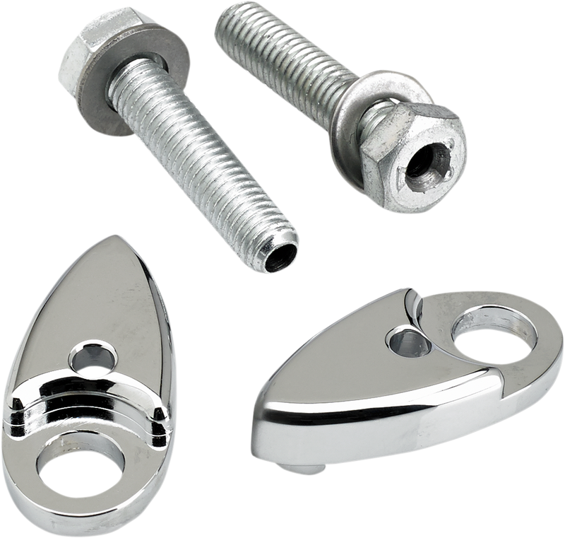 JOKER MACHINE Adapter Plates - Dyna '91-'17 - Chrome 05-55-3C - PartsOutlet.com.au