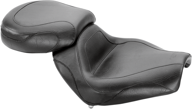 MUSTANG Wide Vintage Meanstreak Seat - Kawasaki Vulcan 1500 2002-2008 - Suzuki 2004-2005 - 75851 - PartsOutlet.com.au
