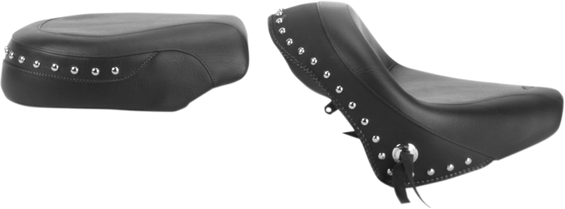 MUSTANG Wide Seat - Studded - Honda 2002-2009 - VTX1300 75906 - PartsOutlet.com.au