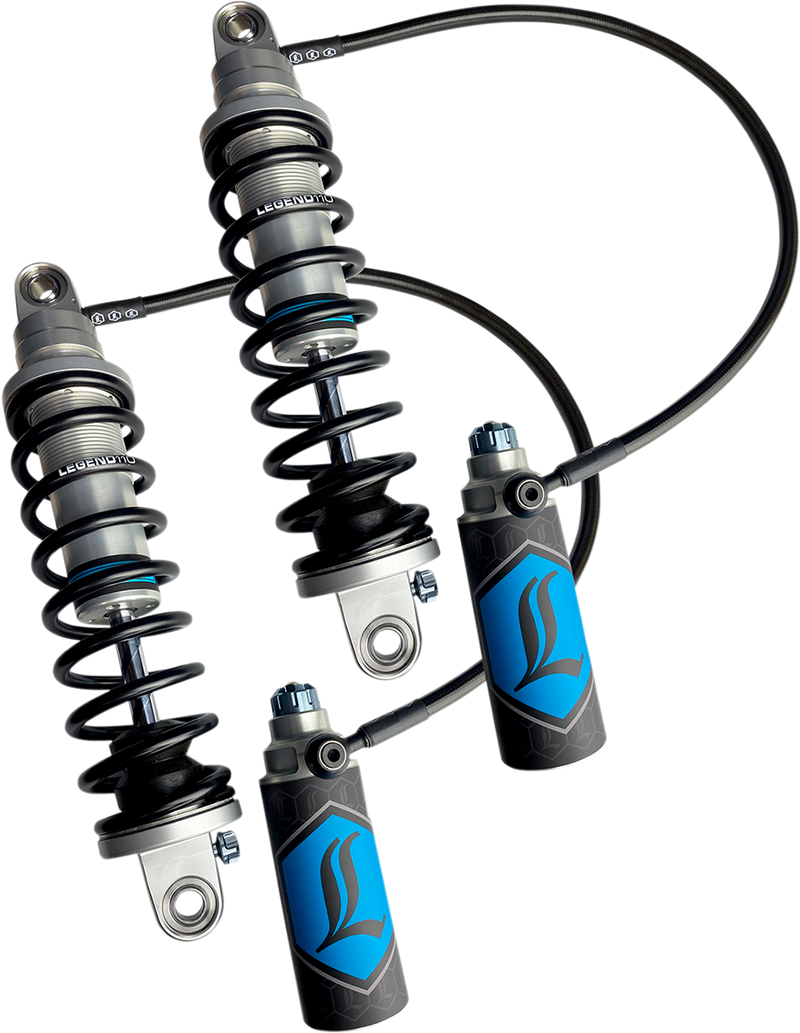 LEGEND SUSPENSION REVO ARC Remote Reservoir Shocks - Heavy Duty - Clear - 13" - FL '14-'25 - 1310-1935