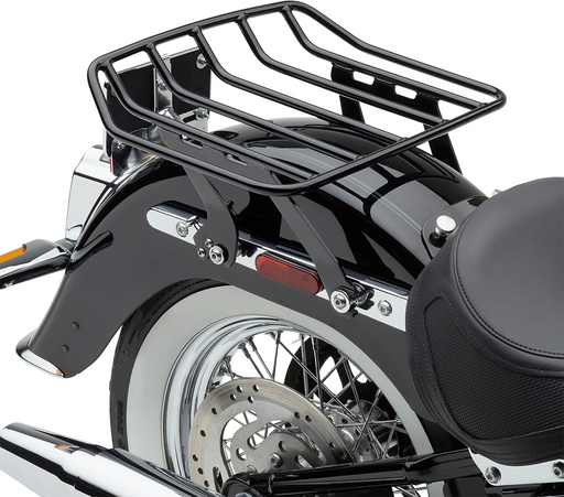 COBRA Detachable Wrap Around Rack - '18-'22 Softail - Black 602-2611B - PartsOutlet.com.au