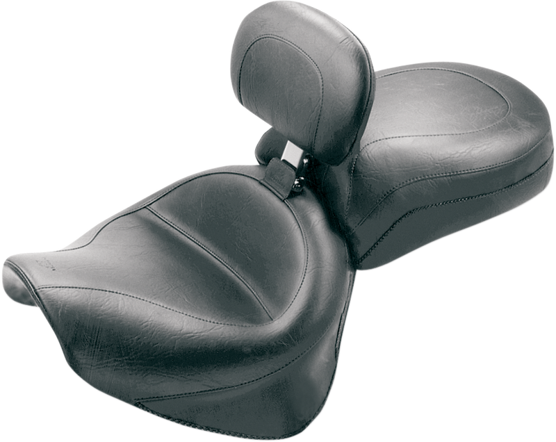 MUSTANG Wide Vintage Seat - Driver Backrest - Kawasaki VN900 2006-2020 - 79417 - PartsOutlet.com.au