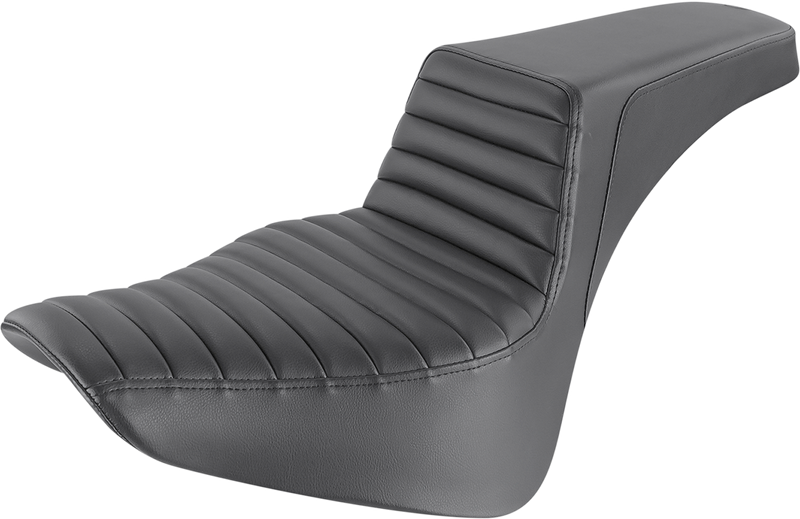 SADDLEMEN Step Up Seat - 18+ Softail Slim/Deluxe/Heritage Classic Tuck and Roll 818-33-171 - PartsOutlet.com.au