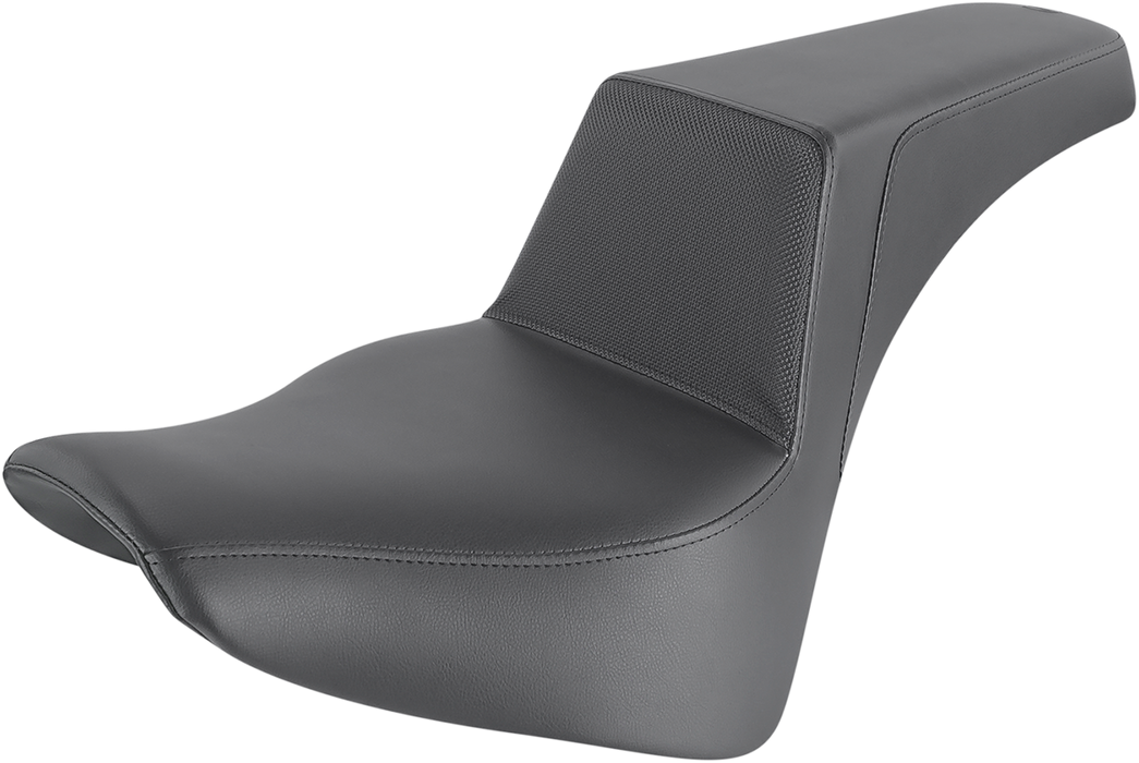 SADDLEMEN Step Up Seat - 18+ Softail Slim/Deluxe/Heritage Classic Gripper 818-33-174 - PartsOutlet.com.au