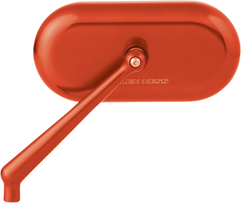 ARLEN NESS FORGED OVAL MIRRORS, ORANGE - LEFT - 13-185 - PartsOutlet.com.au