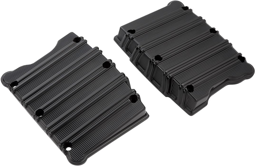ARLEN NESS 10-GAUGE® TWIN CAM ROCKER BOX COVERS, ALL BLACK - 18-256