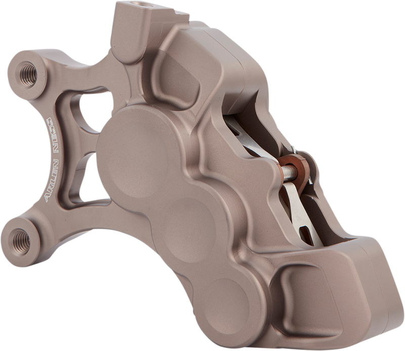 ARLEN NESS 6-PISTON DIFFERENTIAL BORE BRAKE CALIPERS, 14" TITANIUM - LEFT - Harley-Davidson '06-'22 - 02-206