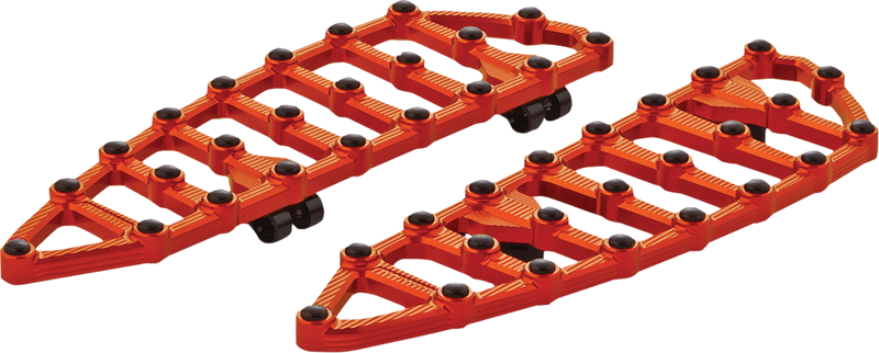 ARLEN NESS NESS-MX FLOORBOARDS, ORANGE - 99-up FLT TOURING - 06-872 - PartsOutlet.com.au