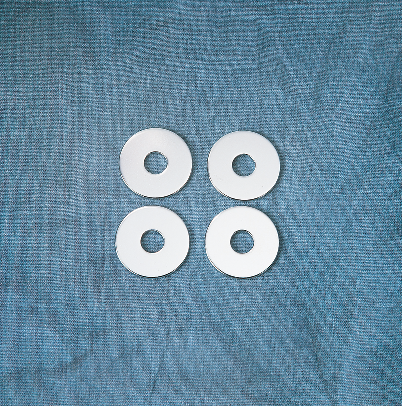 DRAG SPECIALTIES Chrome 1/4" Washer 7/8" Outer Diameter - MKDR4