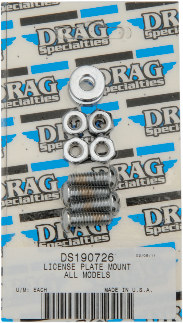 DRAG SPECIALTIES Socket Head License Plate Mount MK190 - PartsOutlet.com.au