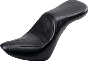 LE PERA Maverick Daddy Long Legs Dual Seat. Fits Softail Deluxe & Heritage Softail Classic 2018up - LYX-910DL - PartsOutlet.com.au
