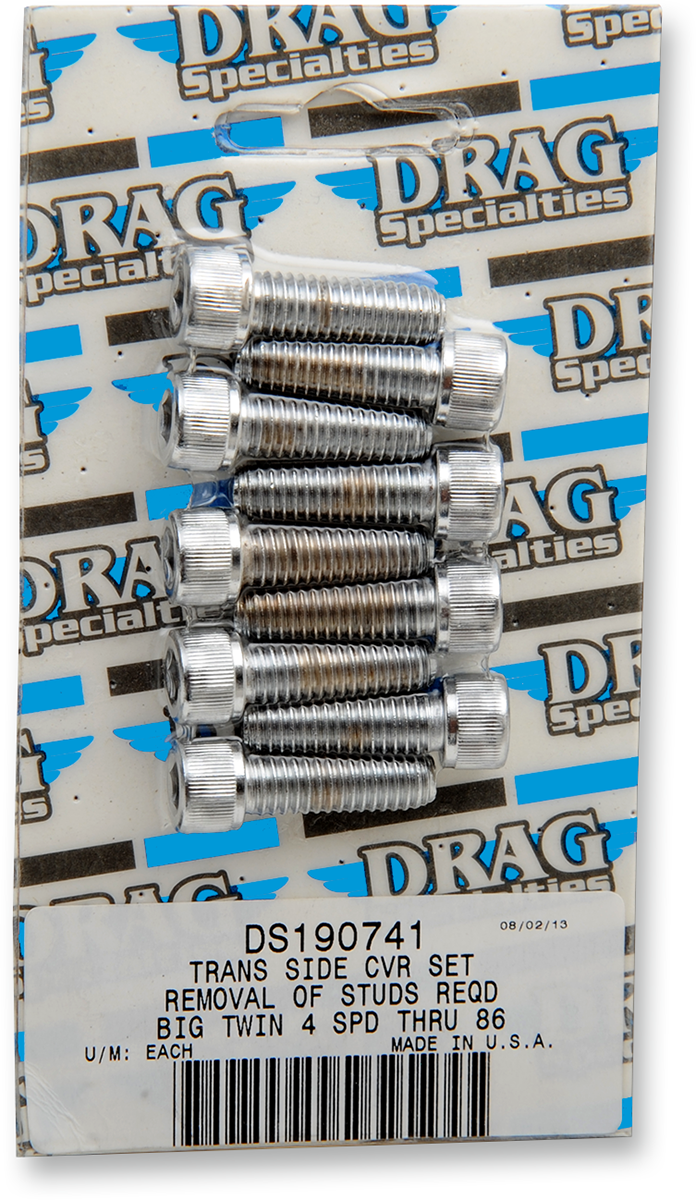 DRAG SPECIALTIES Socket-Head Kick Cover Bolt Kit - Harley-Davidson 1936-1985 - MK160 - PartsOutlet.com.au