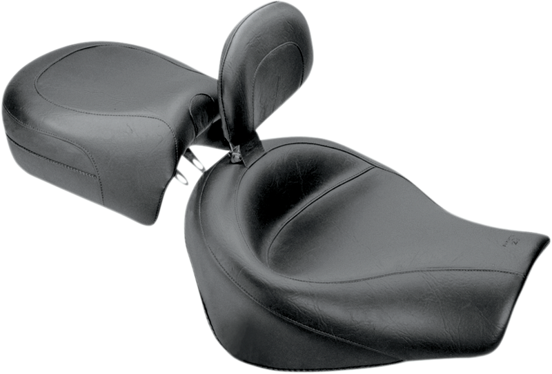 MUSTANG 2 Piece Vintage Seat - With Driver Backrest - Honda Valkyrie 1997-2003 - 79141 - PartsOutlet.com.au