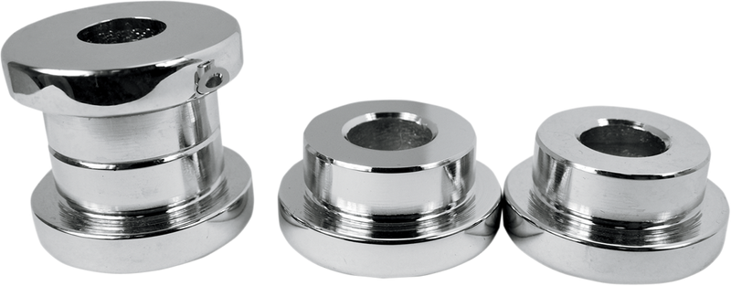 LA CHOPPERS Riser Bushings - Solid - Chrome LA-7400-50 - PartsOutlet.com.au