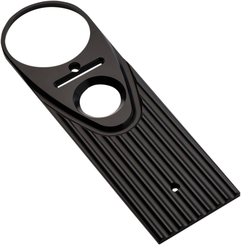 JOKER MACHINE Full Length-Style King Dash Cover - Finned - Black Anodized - '94-'07 Road King - 04-20-1 - PartsOutlet.com.au