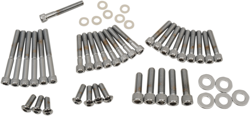 DRAG SPECIALTIES Socket-Head Side Cover Bolt Kit - FXR - Harley-Davidson 1987-1994 - MK188 - PartsOutlet.com.au