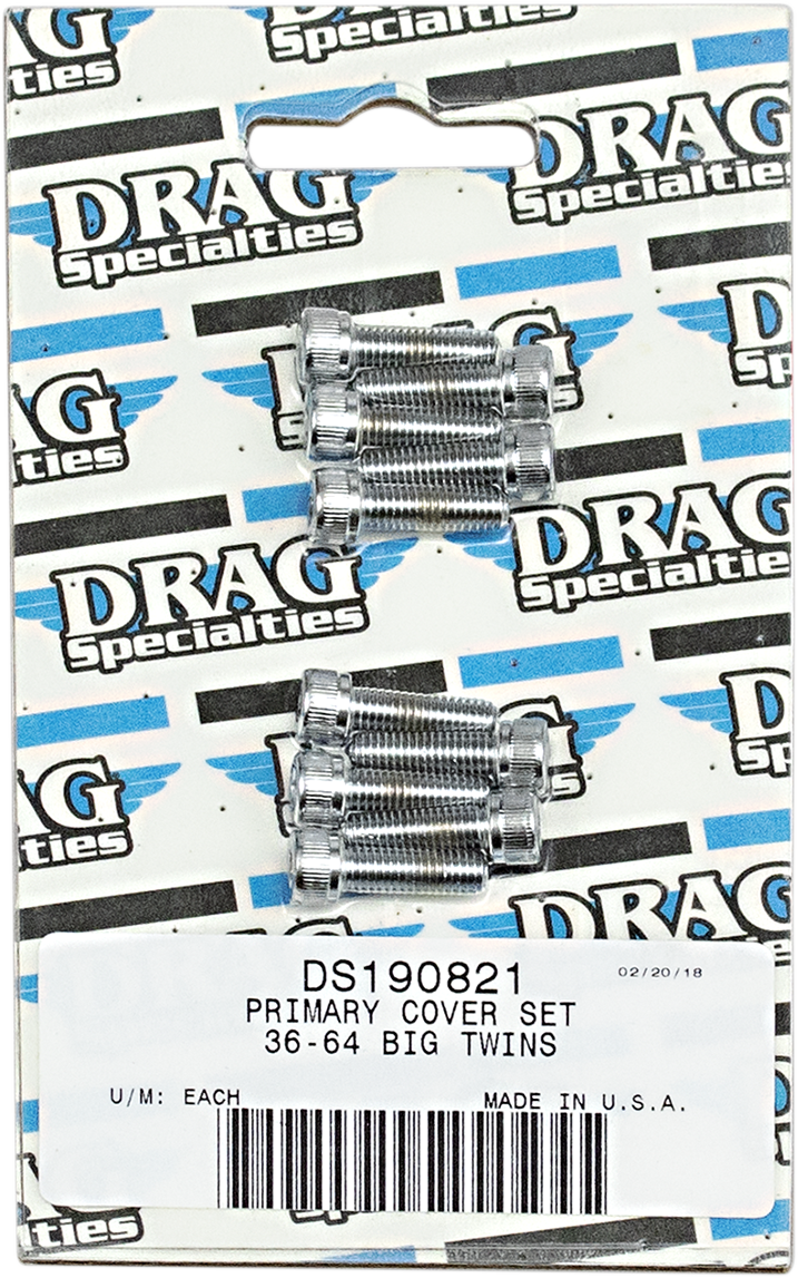 DRAG SPECIALTIES Socket Head Primary Cover Bolts - Big Twin '36-'64 MK159 - PartsOutlet.com.au
