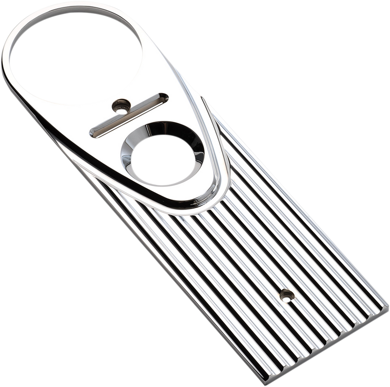 JOKER MACHINE Full Length-Style King Dash Cover - Finned - Chrome - '94-'07 Road King - 04-20-3 - PartsOutlet.com.au