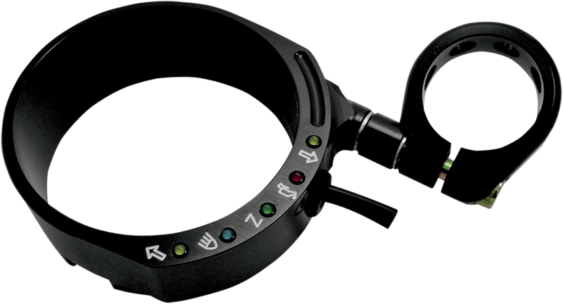 JOKER MACHINE Speedometer Relocation Bracket - Black - For 49 mm Fork - '06-'16 FXD - 10-305B - PartsOutlet.com.au