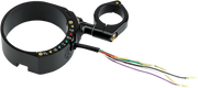 JOKER MACHINE Speedometer Relocation Bracket with Easy Mount Clamp - Black Anodized - For 39 mm Fork - '14-'19 XL - 10-303B - PartsOutlet.com.au