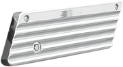 JOKER MACHINE Finned Saddlebag Latch Covers - Chrome - '93-'13 FL - 04-50-1 - PartsOutlet.com.au