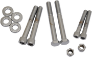 DRAG SPECIALTIES Knurled Motor Mount Bolt Kit - Harley-Davidson 1991-1999 - Dyna MK267 - PartsOutlet.com.au