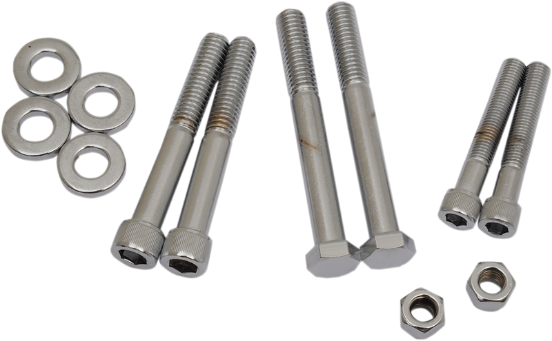 DRAG SPECIALTIES Knurled Motor Mount Bolt Kit - Harley-Davidson 1991-1999 - Dyna MK267 - PartsOutlet.com.au