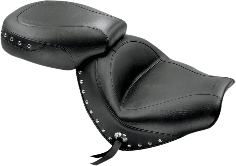 MUSTANG 2-Piece Wide Seat - Studded - Honda VTX1300C 2004-2009 - 76190 - PartsOutlet.com.au