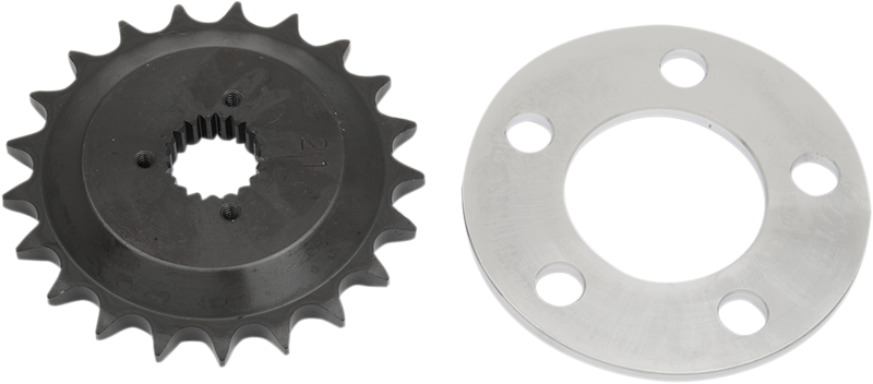 DRAG SPECIALTIES Offset Sprocket Kit - 21-Tooth - Harley-Davidson 1984-1990 - 191371-BX-LB1 - PartsOutlet.com.au
