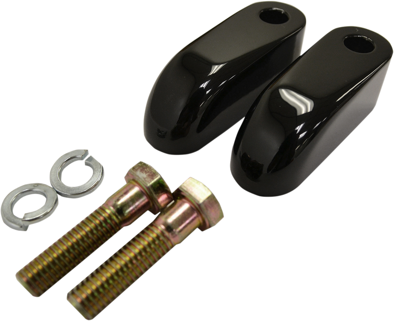 LA CHOPPERS 2" PULLBACK RISER EXTENSIONS - BLACK - LA-7416-02B