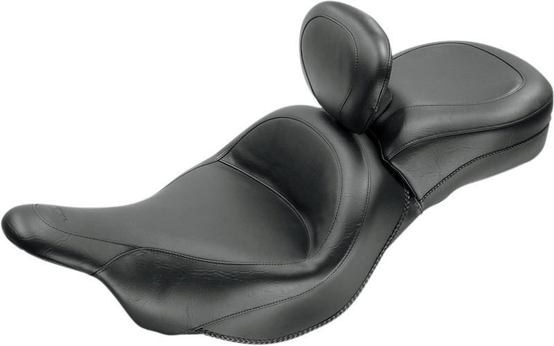 MUSTANG Wide Vintage Seat - Driver Backrest - Kawasaki Vulcan 2009-2020 - 79631 - PartsOutlet.com.au