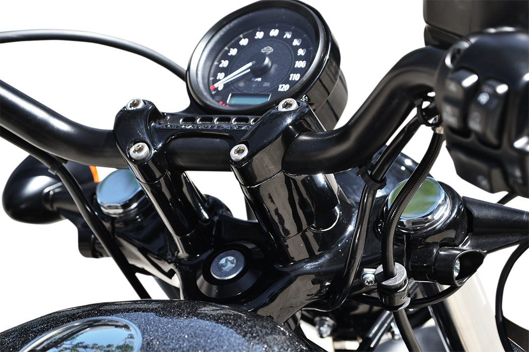 LA CHOPPERS 2" RISER EXTENSIONS - BLACK - LA-7433-02B