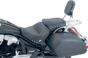 MUSTANG Wide Touring Seat - Honda VT1300 2010-2016 - Chrome Studded 76640 - PartsOutlet.com.au