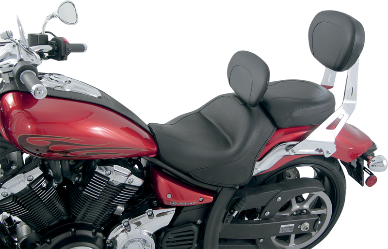 MUSTANG Wide Touring Seat - Driver Backrest - Yamaha Stryker 2011-2017 - 79661 - PartsOutlet.com.au
